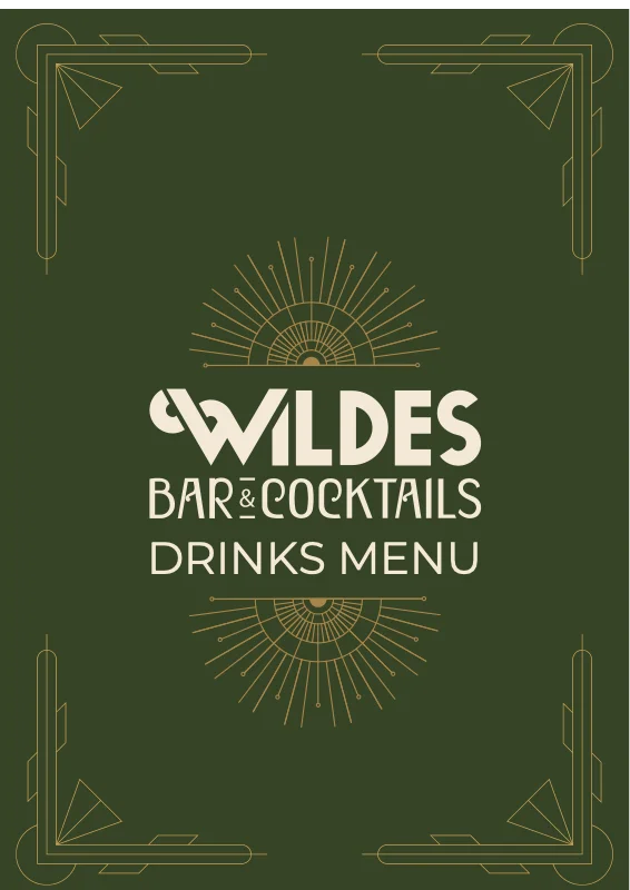 Cocktails menu preview